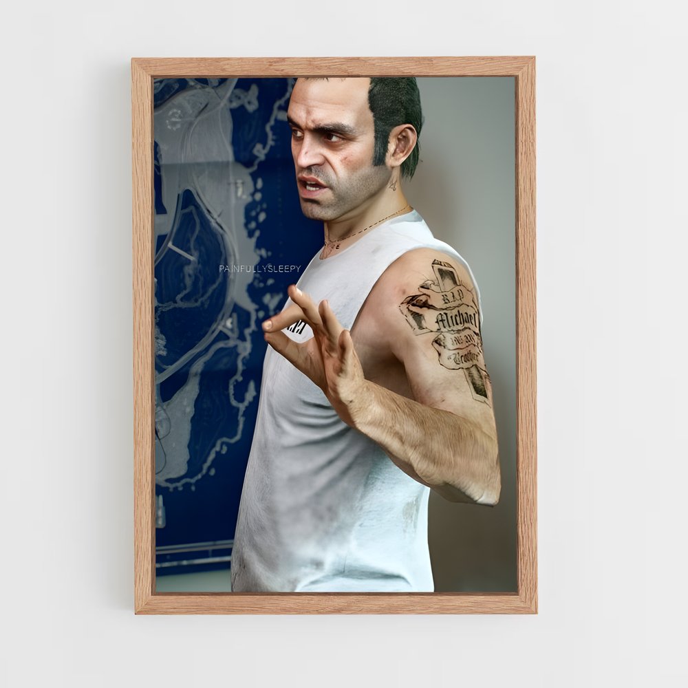 Poster Trevor le Rebelle – affiche GTA V (vue 4)